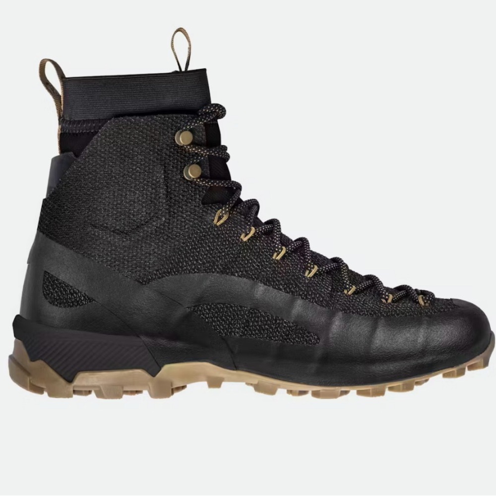 NAGLEV Men's Black and Tan Hiking Boots